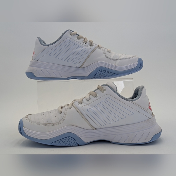 K-Swiss Court Pro Women's Size 9.5 / EU 41.5 White and Blue Cushioned Sneakers - Picture 10 of 17